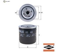 MAHLE ORIGINAL OC 83 Oil filter