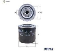 MAHLE ORIGINAL OC 83 Oil filter