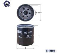GENUINE MAHLE OIL FILTER ELEMENT - OC976