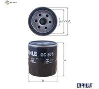 GENUINE MAHLE OIL FILTER ELEMENT - OC976