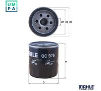 GENUINE MAHLE OIL FILTER ELEMENT - OC976