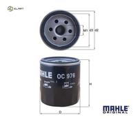 GENUINE MAHLE OIL FILTER ELEMENT - OC976