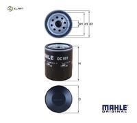 Genuine MAHLE Replacement Screw-on Engine Oil Filter OC 981 OC981