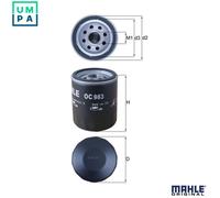 OIL FILTER OC 983 FOR ALFA ROMEO 166 156/Sportwagon 145 146 147 FIAT ELBA 1.7L 6