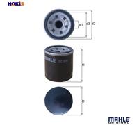 MAHLE OC 996 Oil filter
