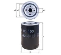 MAHLE OC 103 Oil Filter