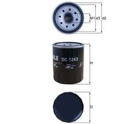 Oil Filter OC1243 Mahle 8981650710 98165071 72399903 Genuine Quality Guaranteed