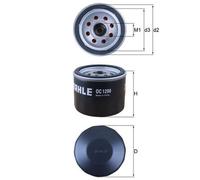 MAHLE Oil Filter Spin on - OC1290