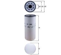 Oil Filter OC282 Mahle C3313283 61259040 700703332 73124135 74322701 79817883