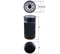Oil Filter OC584 Mahle 97167972 8973587200 8971679720 97358720 0650304 72399896