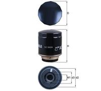 Oil Filter OC593/4 Mahle 03C115561B 03C115561C 03C115561J 03C115562A 1049930500