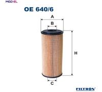 FILTRON OE 640/6 Oil filter
