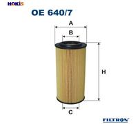FILTRON OE 640/7 Oil filter