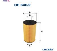 FILTRON OE 646/2 Oil filter