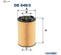 FILTRON OE 646/3 Oil filter