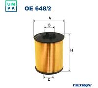 FILTRON OE 648/2 Oil filter