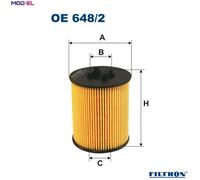 FILTRON OE 648/2 Oil filter