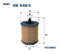 OIL FILTER OE 648/3 FOR CADILLAC ALFA ROMEO FIAT VAUXHALL ZAFIRA/Mk/II VECTRA