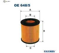 Filtron Oil Filter, Car Compatible, Kartusche Material, OIL_FILTER Type, Replacement Part