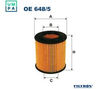 Filtron Oil Filter, Car Compatible, Kartusche Material, OIL_FILTER Type, Replacement Part