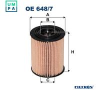 FILTRON OE 648/7 Oil filter