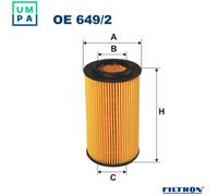 FILTRON OE 649/2 Oil filter