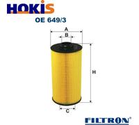FILTRON OE 649/3 Oil filter