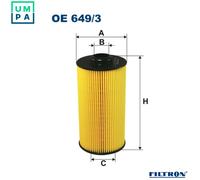 FILTRON OE 649/3 Oil filter