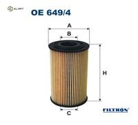 OIL FILTER OE 649/4 FOR BERTONE BMW 3/E46/Convertible/E6/5/Compact/Z/Roadster