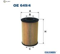 FILTRON OE 649/4 Oil filter