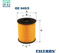 FILTRON OE 649/5 Oil filter