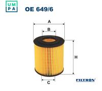 FILTRON OE 649/6 Oil filter