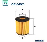 FILTRON OE 649/6 Oil filter