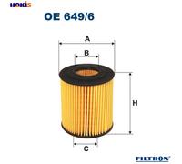 FILTRON OE 649/6 Oil filter
