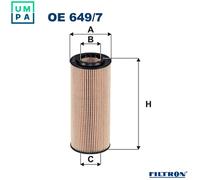 FILTRON OE 649/7 Oil filter