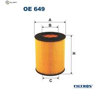 OIL FILTER OE 649 FOR WIESMANN ALPINA BMW 3/E46/5/E9/Convertible/Z/Roadster/E6