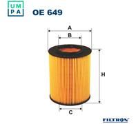 FILTRON OE 649 Oil filter