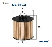 OIL FILTER OE 650/2 FOR SKODA SUPERB/II OCTAVIA/Combi LAURA ROOMSTER FABIA VW