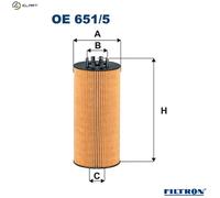 FILTRON OE 651/5 Oil filter