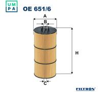 FILTRON OE 651/6 Oil filter