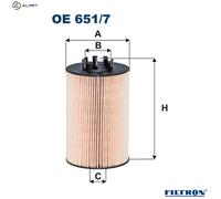 FILTRON OE 651/7 Oil filter