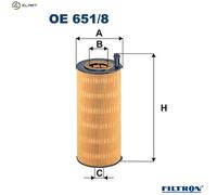 FILTRON OE 651/8 Oil filter