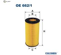 FILTRON OE 662/1 Oil filter