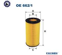 FILTRON OE 662/1 Oil filter
