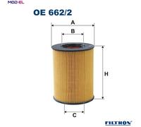 FILTRON OE 662/2 Oil filter