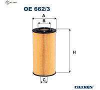 Filtron Oil Filter OE 662/3 – Fits Volvo C30, S40 II, S60 II, S80 II, V50, V60 I