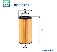 Filtron Oil Filter OE 662/3 – Fits Volvo C30, S40 II, S60 II, S80 II, V50, V60 I