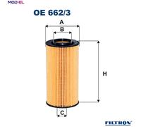 Filtron Oil Filter OE 662/3 – Fits Volvo C30, S40 II, S60 II, S80 II, V50, V60 I