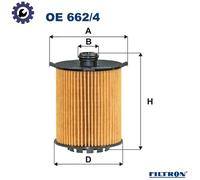 FILTRON OE 662/4 Oil filter