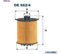 FILTRON OE 662/4 Oil filter